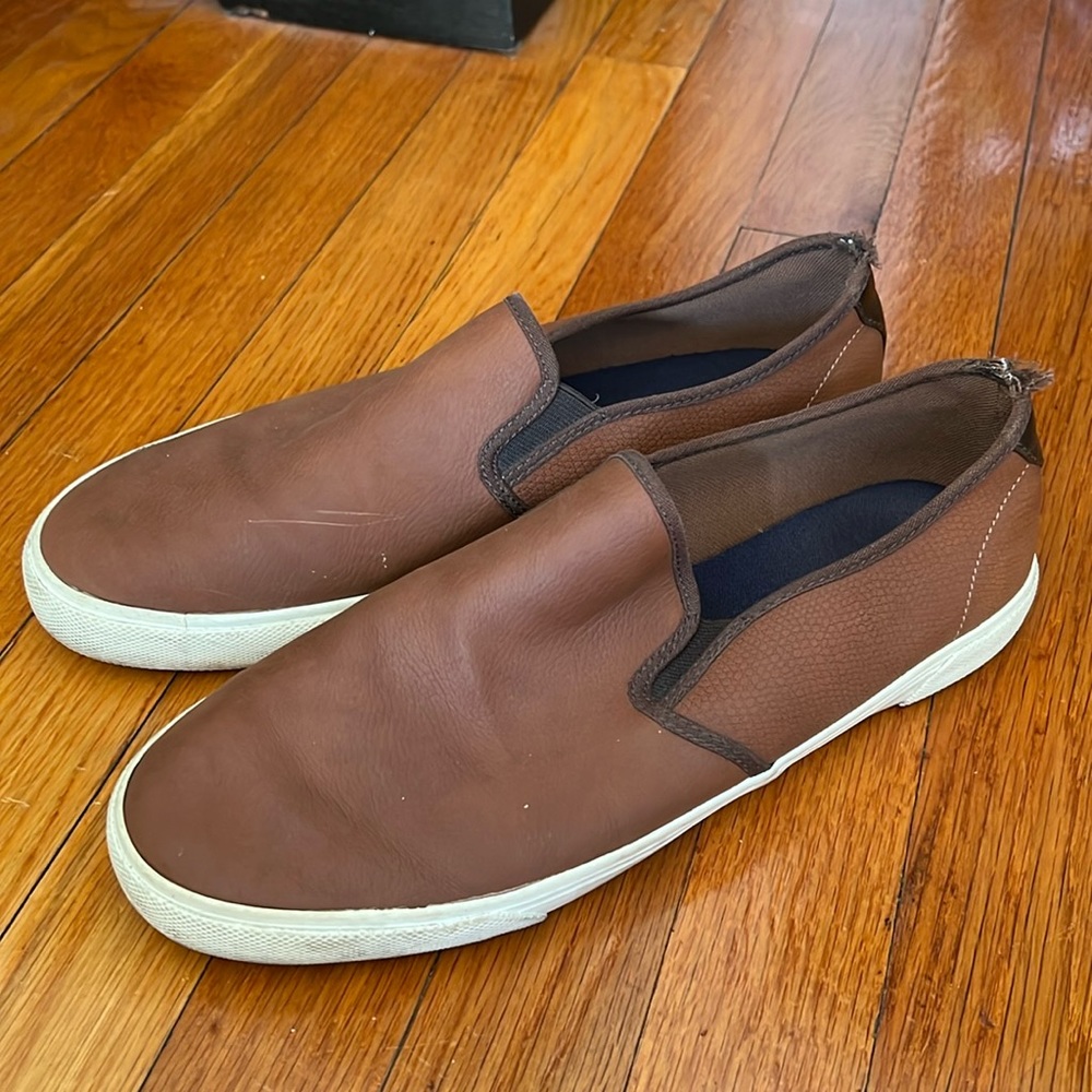 Call It Spring Leather Slip Ons